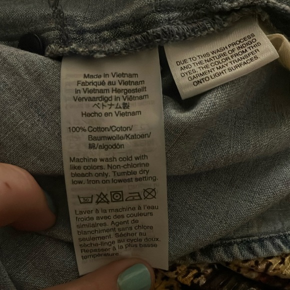 Madewell Light Blue Button-Down Shirt Dress - Picture 8 of 8